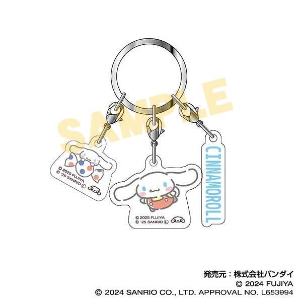 PEKO×サンリオキャラクターズ 3連アクリルキーホルダー 04 シナモロール
 
2025年07月発売
