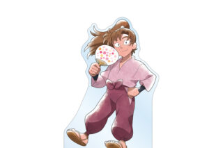 忍たま乱太郎 描き下ろしイラスト 善法寺伊作 みんなで下町散策の段ver. BIGアクリルスタンド 2025年6月上旬発売予定