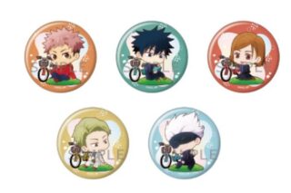 呪術廻戦 トレーディングちびキャラホログラム缶バッジ 休憩ver.(vol.2)【1ピース】 キャラアニで
                                                2025年7月下旬発売