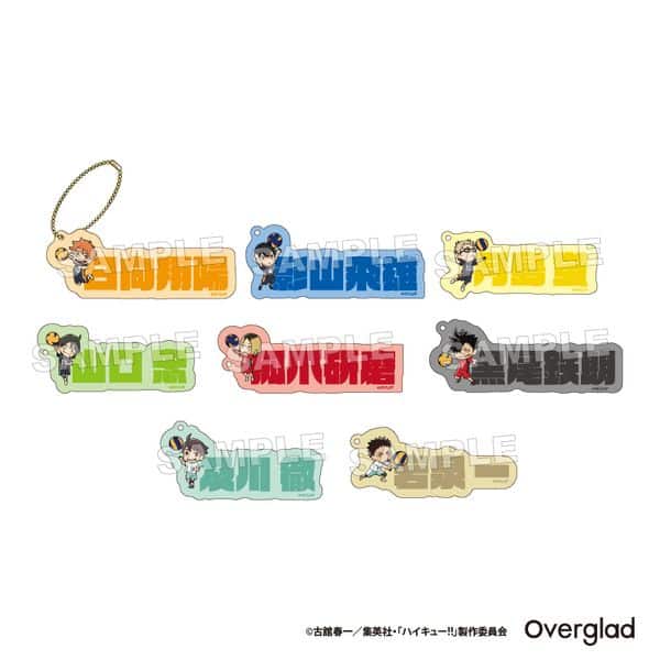 ハイキュー!! トレーディングアクリルネームブロックキーホルダー 【1BOX】 キャラアニで
                                                2025年8月発売