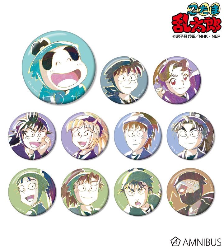 忍たま乱太郎 トレーディング Ani-Art 缶バッジ ver.B 2025年7月下旬発売予定