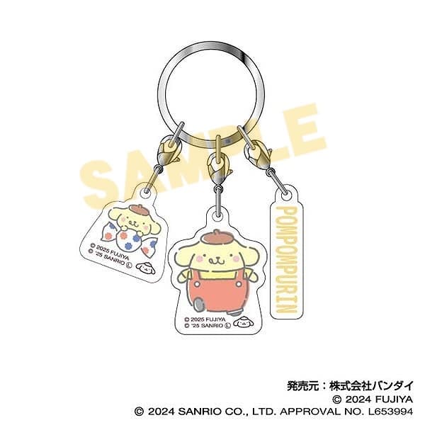 PEKO×サンリオキャラクターズ 3連アクリルキーホルダー 03 ポムポムプリン
 
2025年07月発売