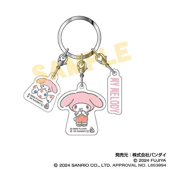 PEKO×サンリオキャラクターズ 3連アクリルキーホルダー 02 マイメロディ
 
2025年07月発売