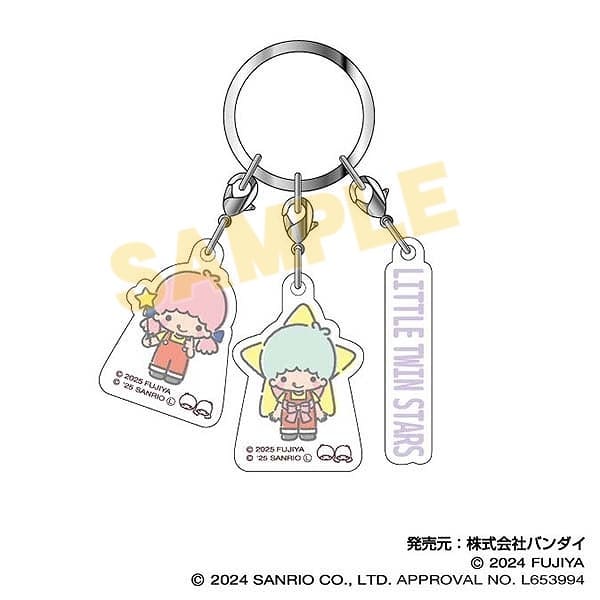PEKO×サンリオキャラクターズ 3連アクリルキーホルダー 05 リトルツインスターズ
 
2025年07月発売