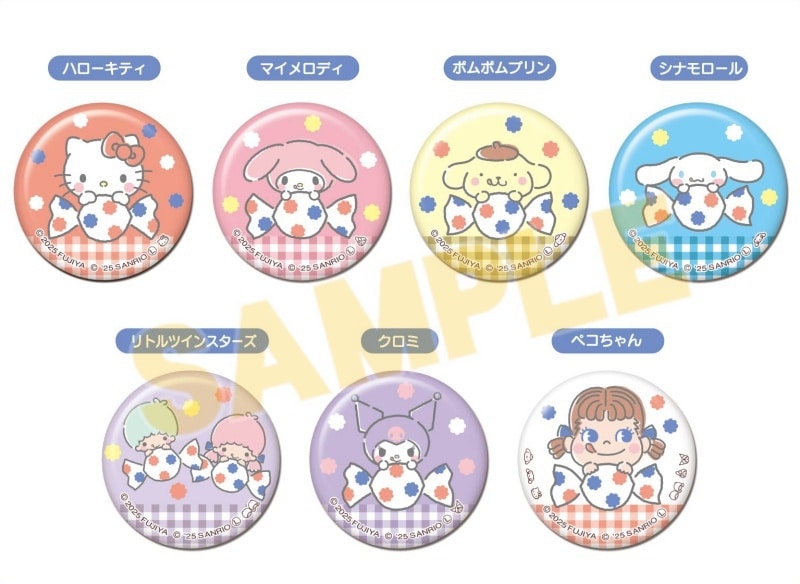 PEKO×サンリオキャラクターズ CANバッジVol.2
 
2025年07月発売