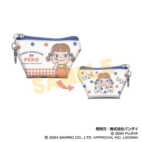 PEKO×サンリオキャラクターズ イヤフォンポーチ 07 ペコちゃん
 
2025年07月発売