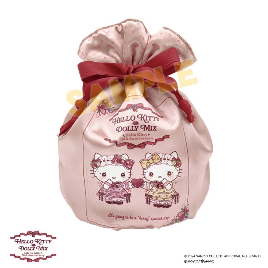 サンリオキャラクターズ 巾着 PK ハローキティ×DOLLY MIX
 
2024年05月下旬発売
