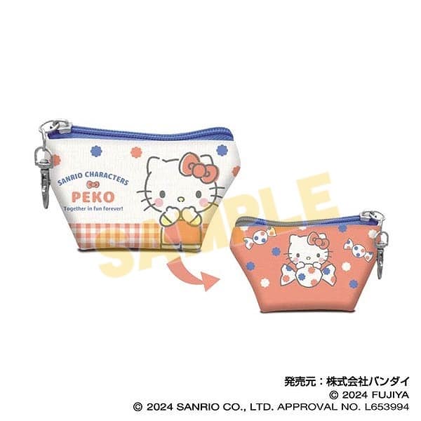 PEKO×サンリオキャラクターズ イヤフォンポーチ 01 ハローキティ
 
2025年07月発売