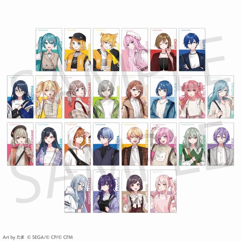 プロセカ プロジェクトセカイ クリエイターズフェスタ2025 in ニコニコ超会議 ePick card series
 
2025年08月下旬発売