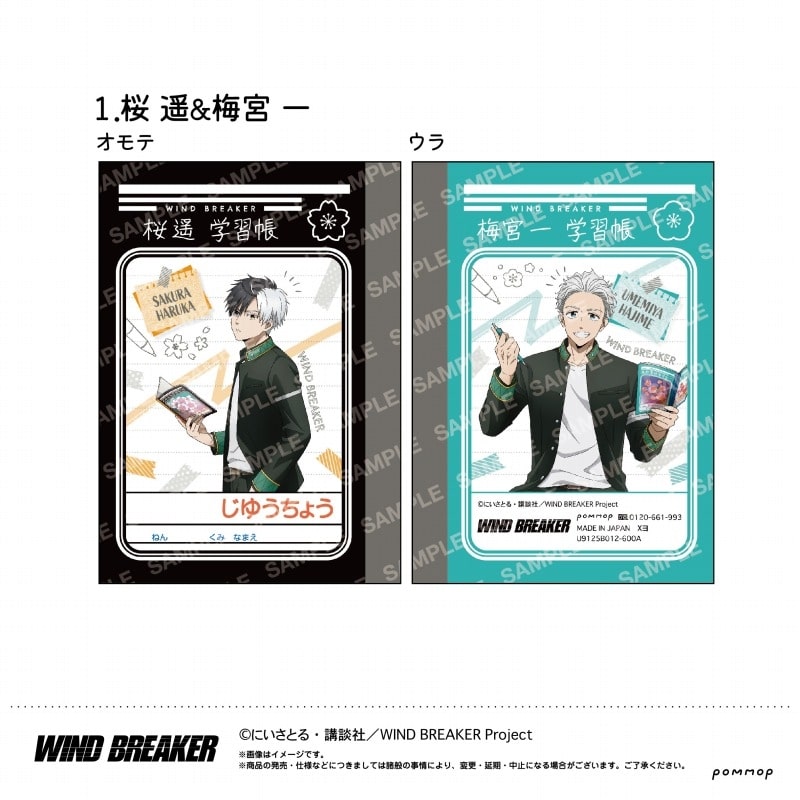 ウィンドブレイカー (ウィンブレ) ミニ学習帳セット-屋上で勉強会-
 
2025年03月発売
