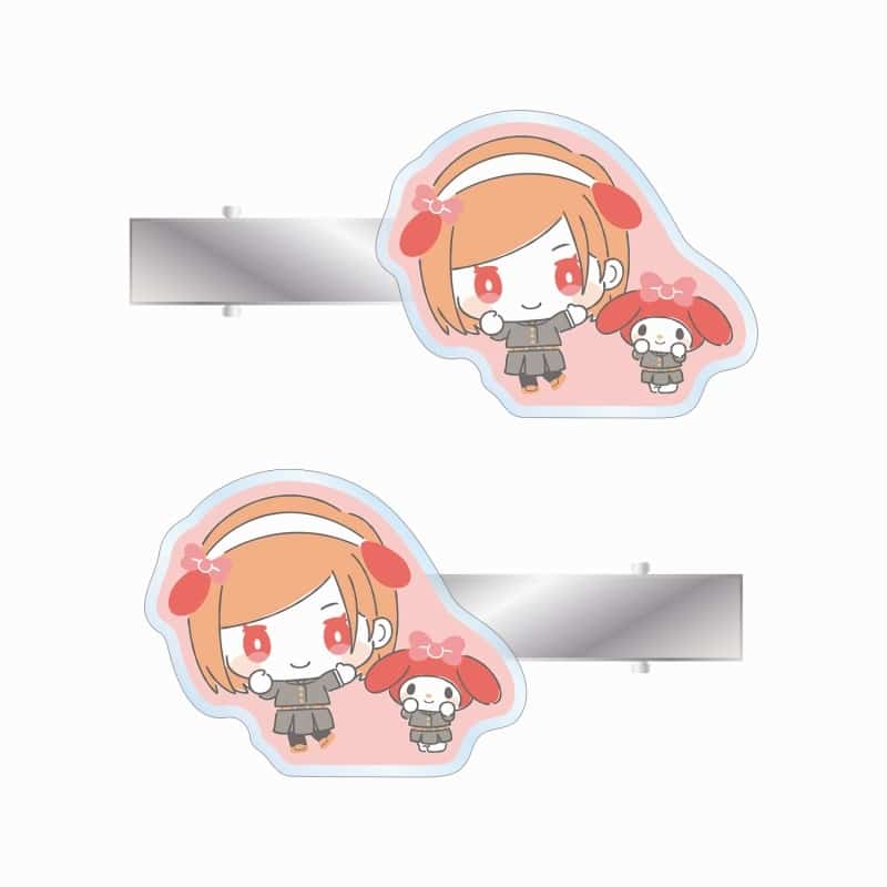 呪術廻戦×サンリオキャラクターズ 釘崎野薔薇×マイメロディ アクリルヘアクリップ2個セット
 
2025年9月7日発売
で取扱中 (アニメイト)