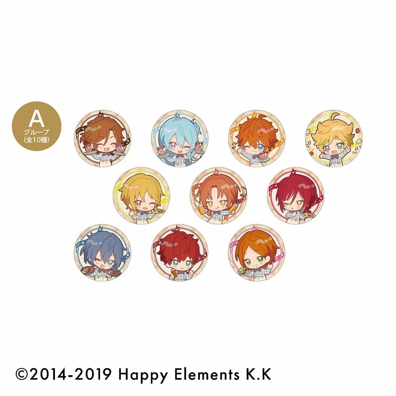 あんさんぶるスターズ!! (あんスタ) 描き起こしビジュアル 缶バッジコレクション Aグループ[アニメイトカフェコラボ]【再販】
 
2025年07月上旬発売