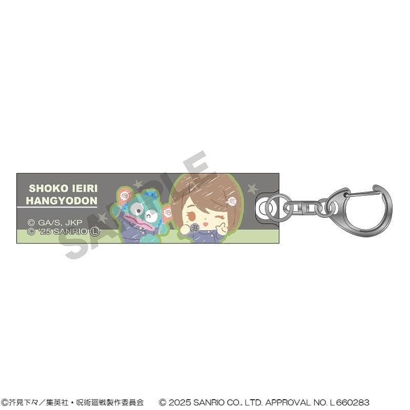 呪術廻戦×サンリオキャラクターズ アクリルスティックキーホルダー 家入硝子×ハンギョドン
 
2025年05月発売