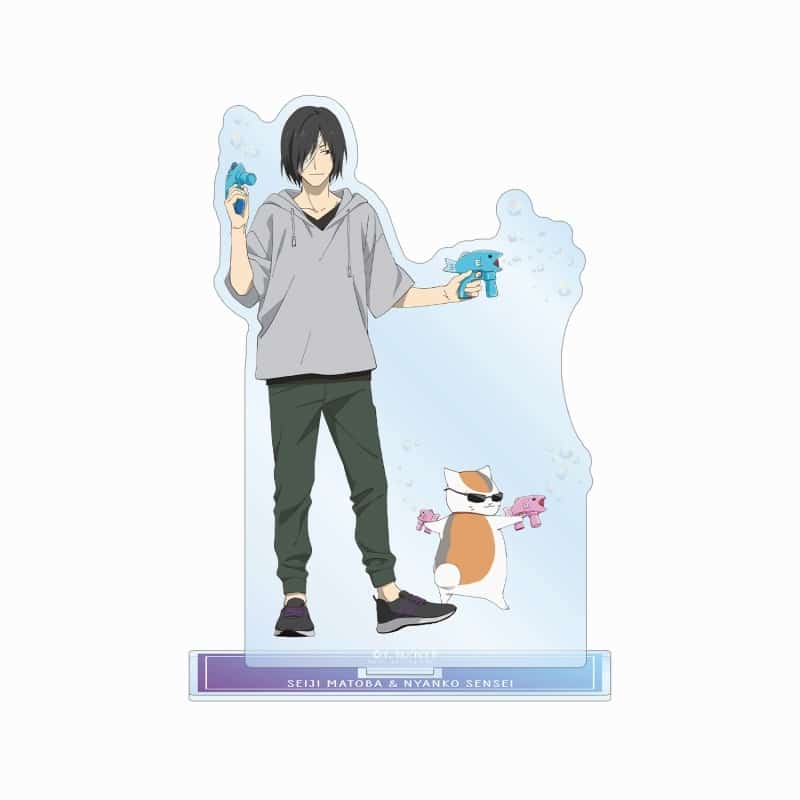 夏目友人帳 描き下ろしイラスト 的場静司&ニャンコ先生 シャボン玉ver. BIGアクリルスタンド【再販】
 
2025年7月27日発売