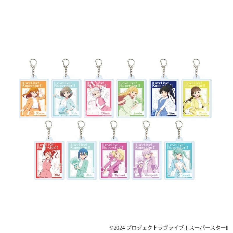ラブライブ!スーパースター!! アクリルキーホルダー4月バルーンブーケver. トレーディング(全11種)(描き下ろしイラスト)
 
2025年07月発売