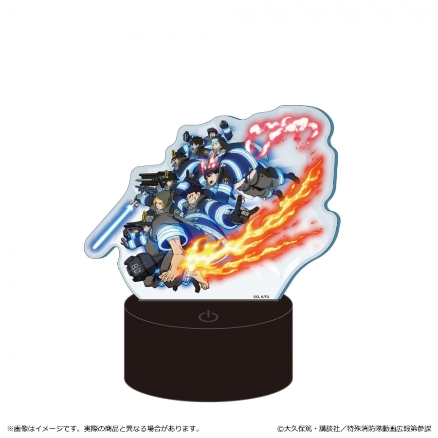炎炎ノ消防隊  LED アクリルスタンド/キービジュアル
 
2025年06月下旬発売