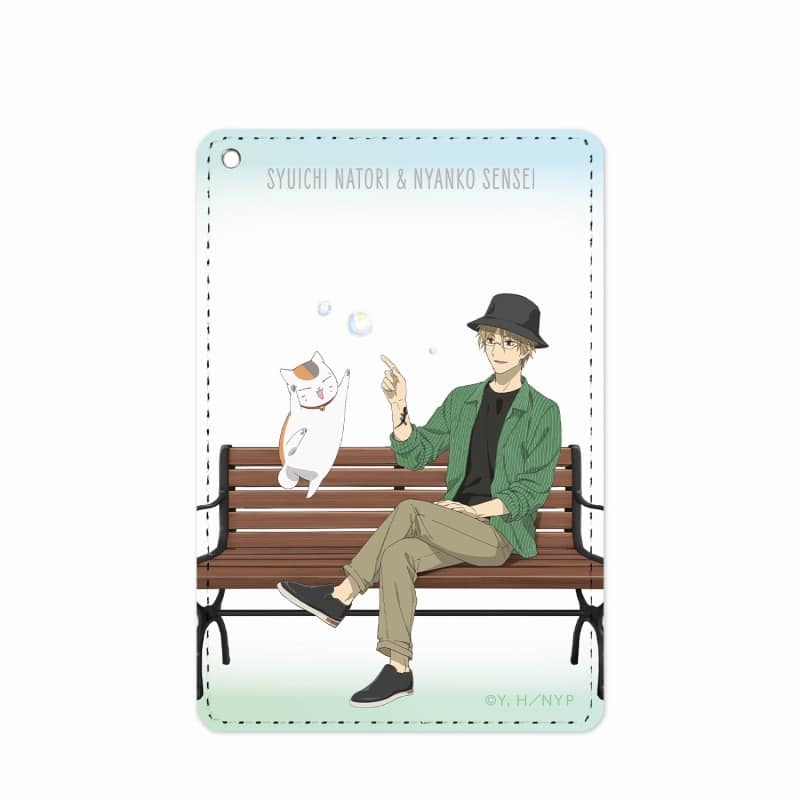 夏目友人帳 描き下ろしイラスト 名取周一&ニャンコ先生 シャボン玉ver. 1ポケットパスケース【再販】
 
2025年7月27日発売