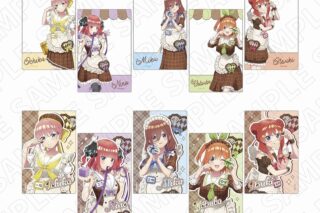 五等分の花嫁* 3 o’clock 五等分の花嫁* トレーディングクリアカード(全10種)
 
2025年06月下旬発売
で取扱中 (アニメイト)