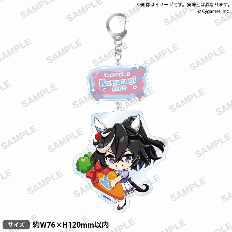 ウマ娘 プリティーダービー むぎゅみにアクリルキーホルダー vol.4 カツラギエース
 
2025年1月31日発売
 【アニメイト】