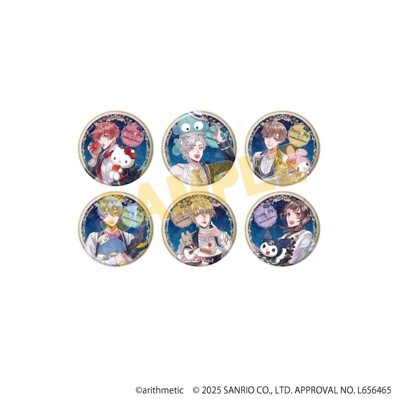 Starry☆Sky×サンリオキャラクターズ ホログラム缶バッジ(57mm)1月Spring&Summer ブラインド(全6種)(コラボイラスト)
 
2025年07月発売
で取扱中 (アニメイト)