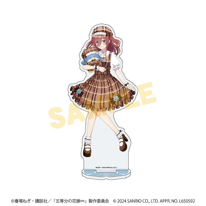五等分の花嫁∽×サンリオキャラクターズ ホログラムアクリルスタンド3月中野三玖×タキシードサム(コラボイラスト)
 
2025年03月発売