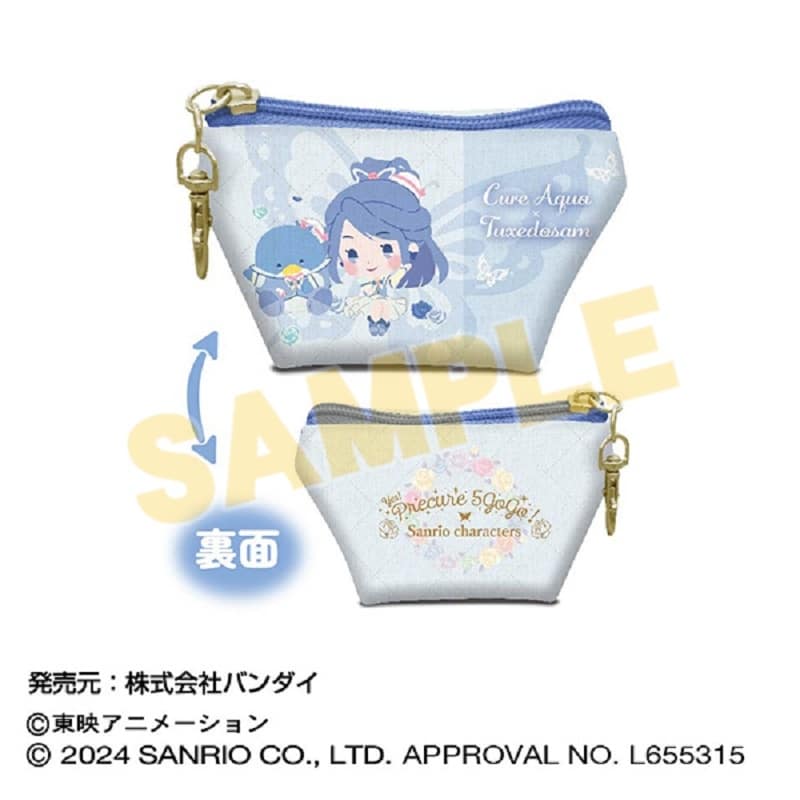 Yes! プリキュア5GoGo!×サンリオキャラクターズ イヤフォンポーチ05 キュアアクア×タキシードサム
 
2025年02月発売