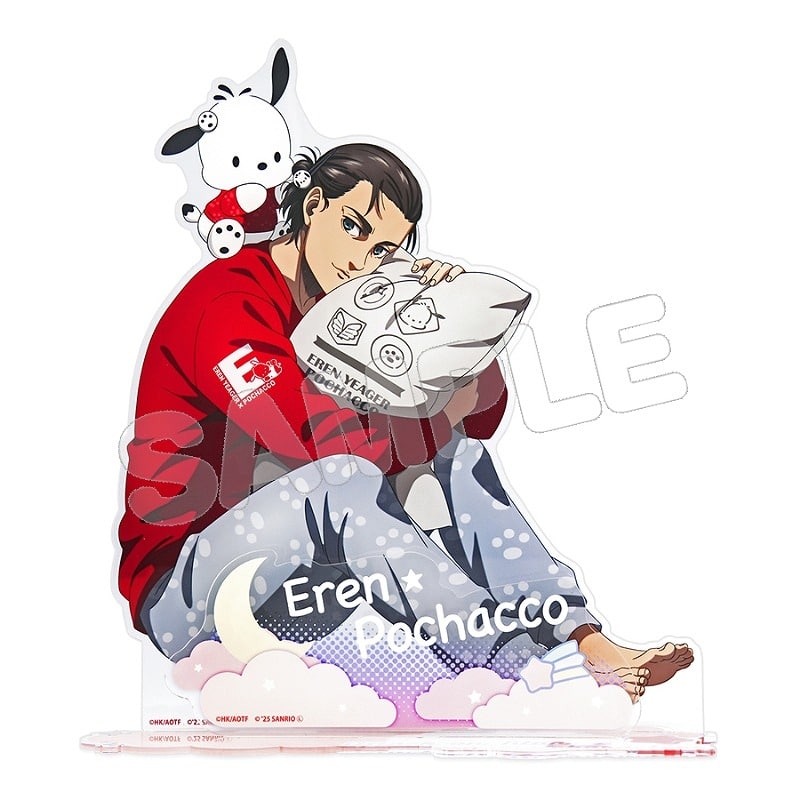 進撃の巨人×サンリオキャラクターズ4 ビッグアクリルスタンド エレン×ポチャッコ
 
2025年08月発売