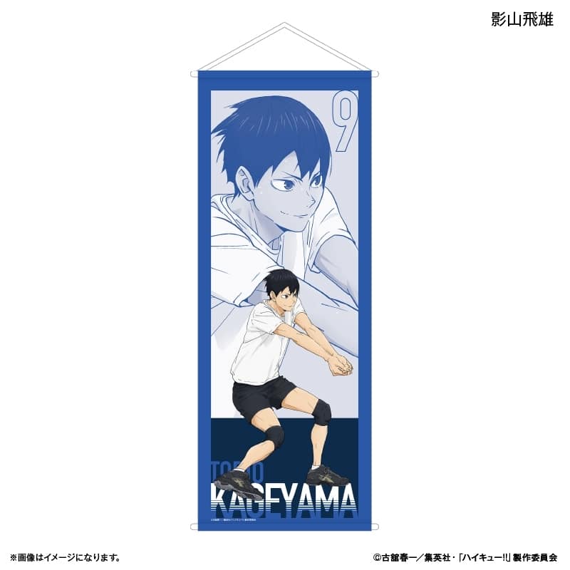 ハイキュー!! BIGタペストリー 影山飛雄 ～レシーブ～
 アニメイトで
2025年08月下旬発売