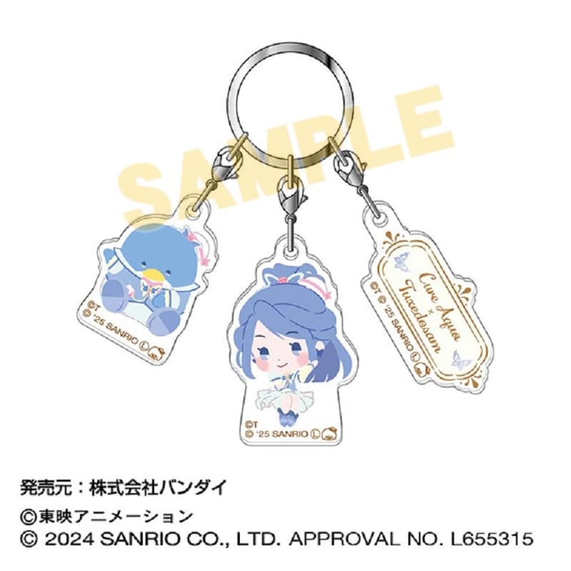 Yes! プリキュア5GoGo!×サンリオキャラクターズ 3連アクリルキーホルダー05 キュアアクア×タキシードサム
 
2025年02月発売