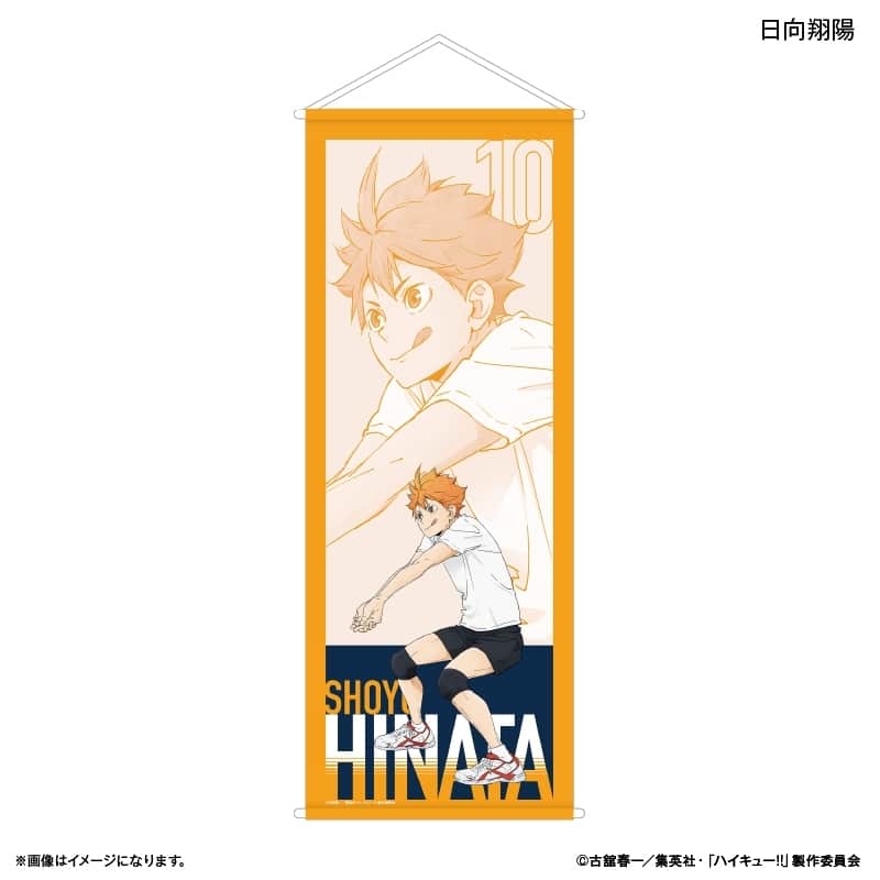 ハイキュー!! BIGタペストリー 日向翔陽 ～レシーブ～
 アニメイトで
2025年08月下旬発売