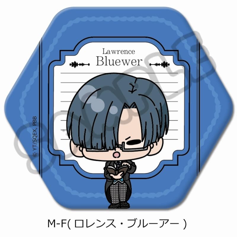 アニメ黒執事 — 六角形缶バッジ M-F(ロレンス・ブルーアー)
 
2025年03月上旬発売