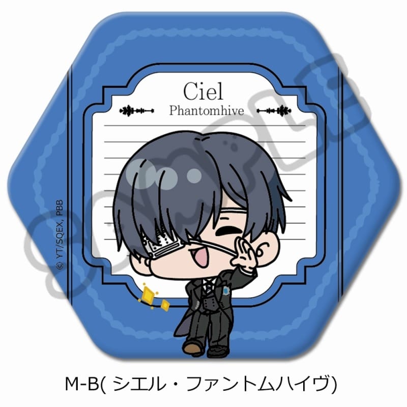 アニメ黒執事 — 六角形缶バッジ M-B(シエル・ファントムハイヴ)
 
2025年03月上旬発売