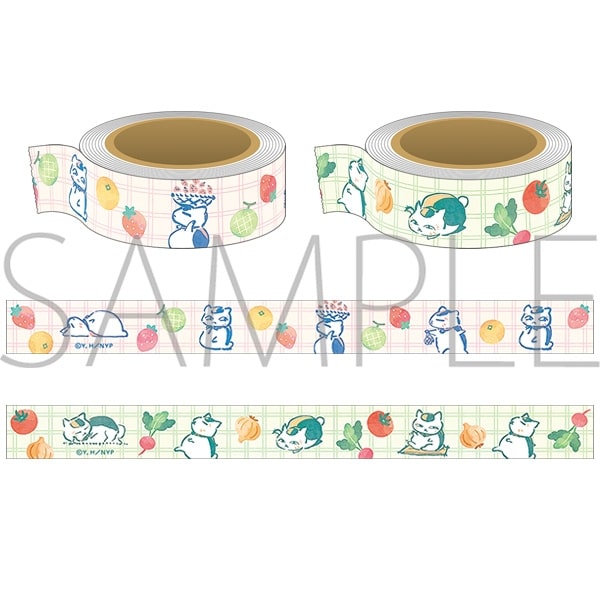 夏目友人帳 ニャンコ先生マスキングテープ
 
2025年4月26日発売