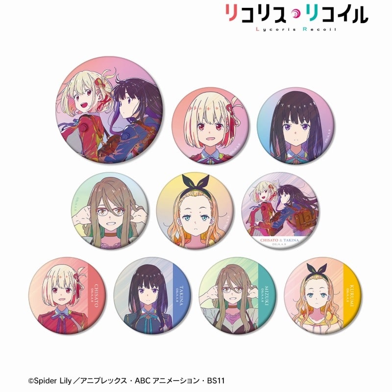 リコリス・リコイル (リコリコ) トレーディング Ani-Art clear label マット缶バッジ【再販】
 
2025年8月7日発売