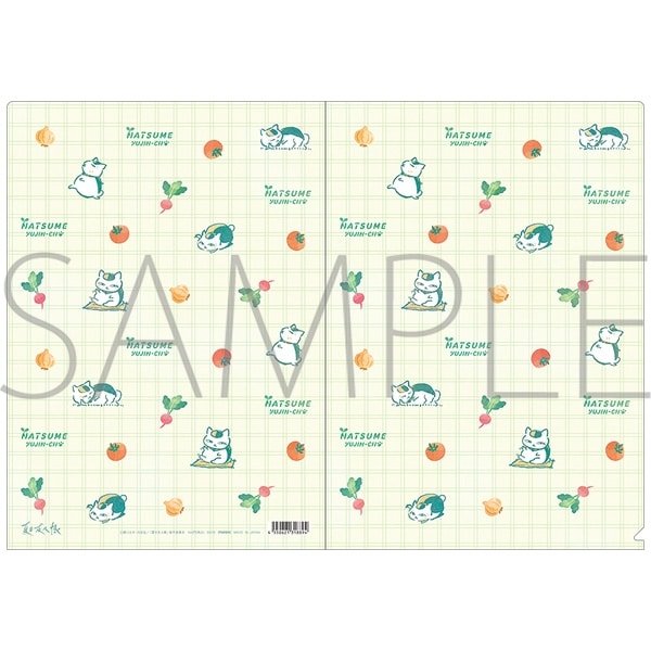 夏目友人帳 ニャンコ先生クリアファイル/おやさい柄
 
2025年4月26日発売