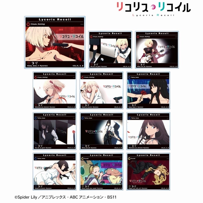 リコリス・リコイル (リコリコ) トレーディングSNS風アクリルカード【再販】
 
2025年8月7日発売