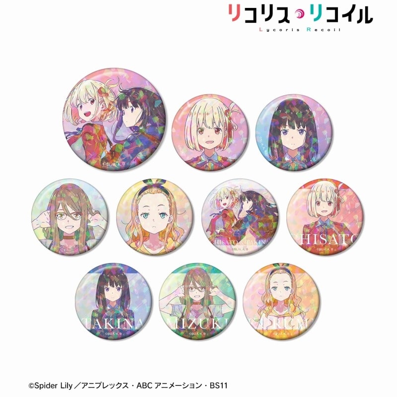 リコリス・リコイル (リコリコ) トレーディング Ani-Art clear label ホログラム缶バッジ【再販】
 
2025年8月7日発売