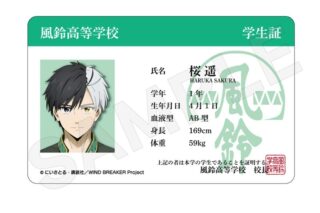 ウィンドブレイカー (ウィンブレ) 学生証風カード 桜遥【再販】
 
2025年04月発売