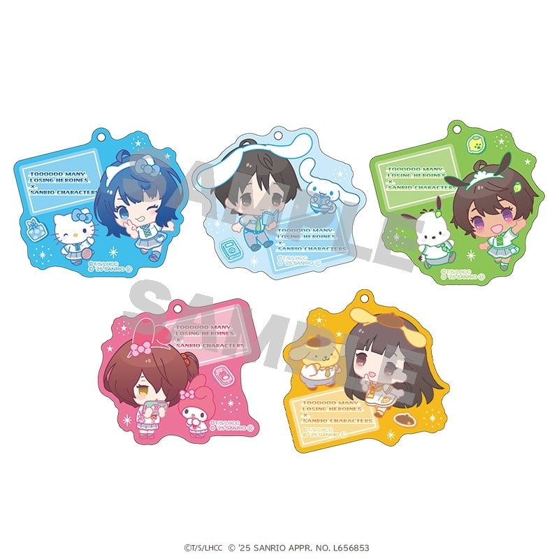 負けヒロインが多すぎる!×サンリオキャラクターズ アクリルキーホルダー ミニキャラver.(全5種)
 
2025年07月下旬発売