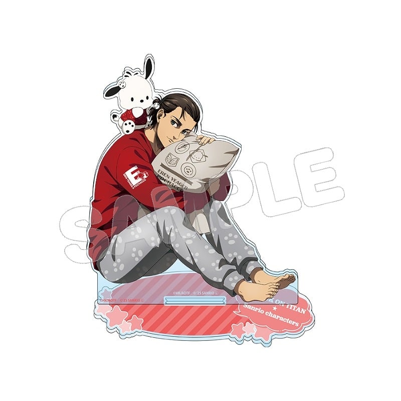 進撃の巨人×サンリオキャラクターズ4 アクリルスタンド エレン×ポチャッコ
 
2025年08月発売
で取扱中 (アニメイト)