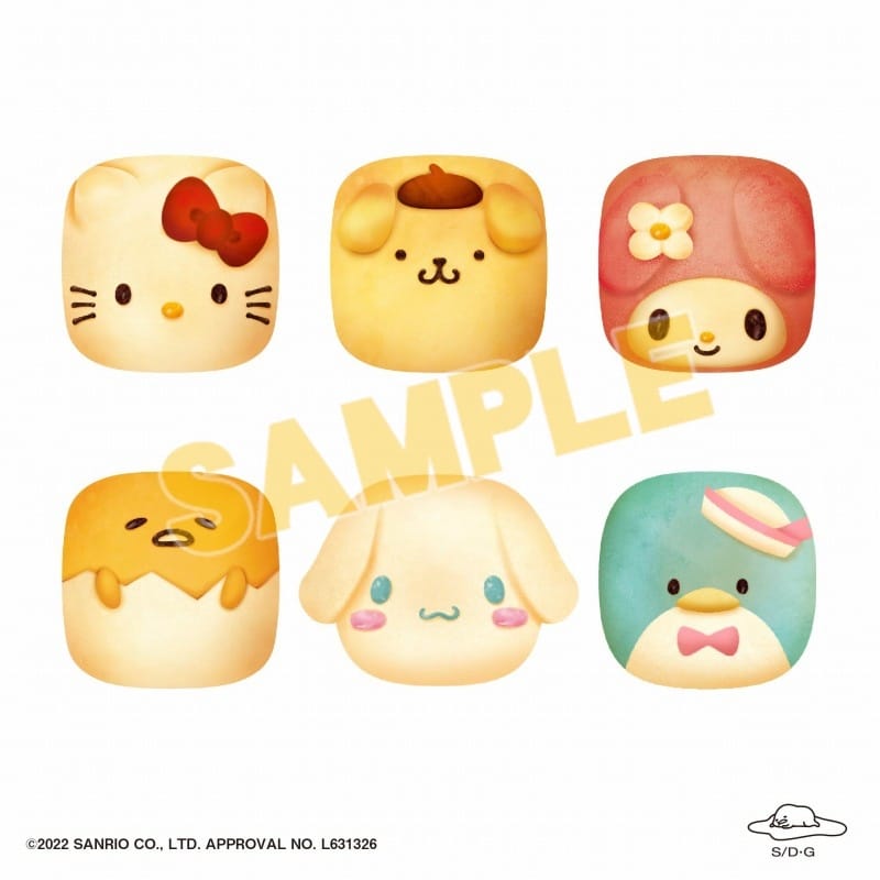 サンリオキャラクターズ ちぎりパンスクイーズマスコット【再販】
 
2025年08月発売