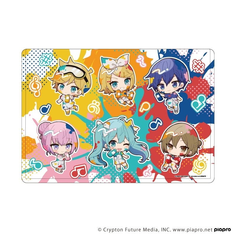 ピアプロキャラクターズ キャラクリアケース4月整列デザイン ペンキver.(ミニキャライラスト)
 
2025年08月発売
