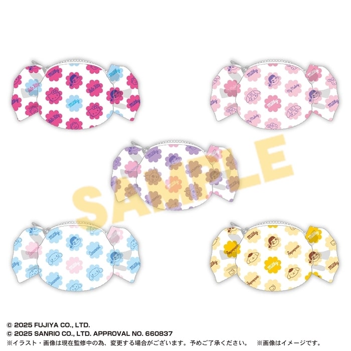 Milky×サンリオキャラクターズ ふわふわキャンディポーチ
 
2025年08月発売