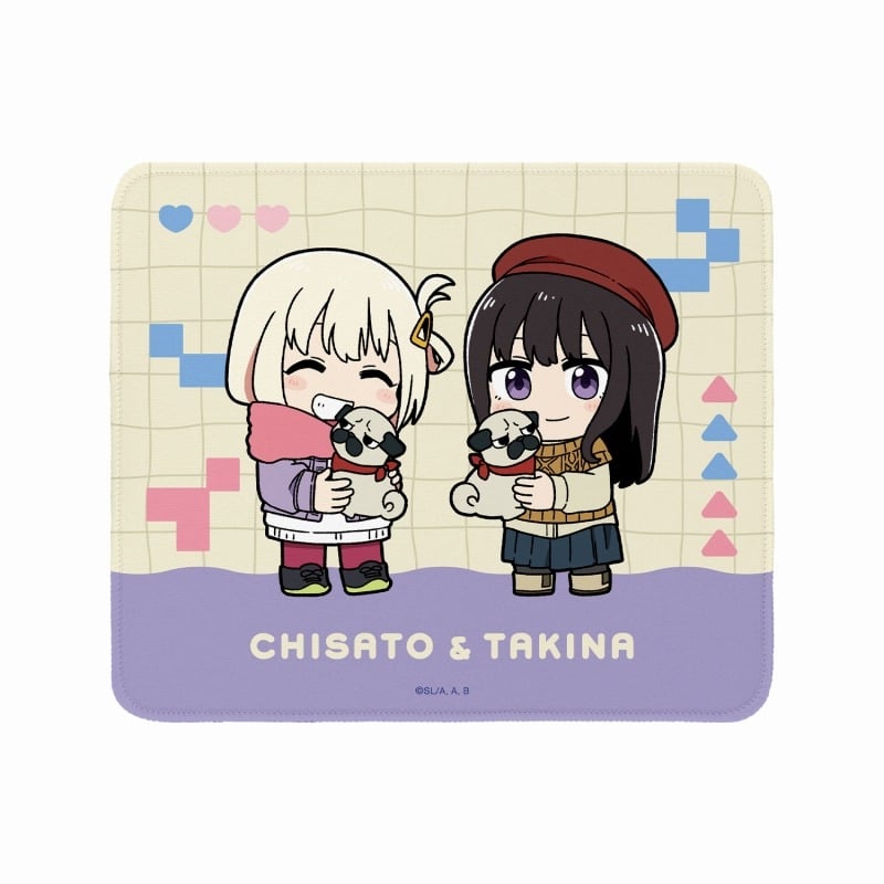 リコリス・リコイル (リコリコ) 描き起こし 錦木千束&井ノ上たきな Art by 荒* ちびキャラ マウスパッド ver.D【再販】
 
2025年8月7日発売
で取扱中 (アニメイト)