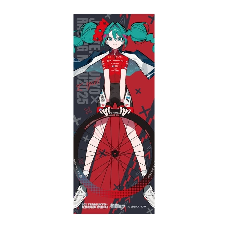 レーシングミク 2025 JCL TEAM UKYO 応援Ver.  フェイスタオル
 
2025年08月発売