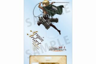進撃の巨人 アルミン 立体機動ver. パーツ付きBIGアクリルスタンド【再販】
 
2025年8月7日発売
で取扱中