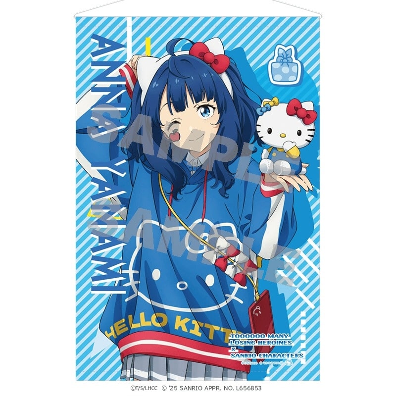 負けヒロインが多すぎる!×サンリオキャラクターズ B2タペストリー 八奈見杏菜×ハローキティ
 
2025年07月下旬発売