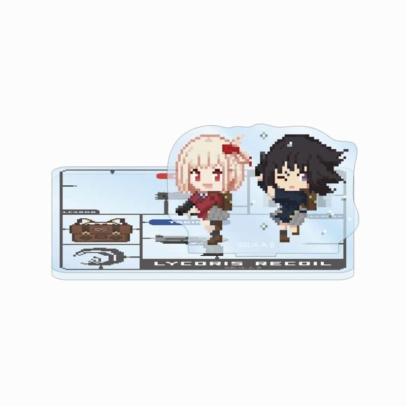 リコリス・リコイル (リコリコ) 錦木千束&井ノ上たきな DOT DOT アクリルスタンド付きコースター ver.A【再販】
 
2025年8月7日発売