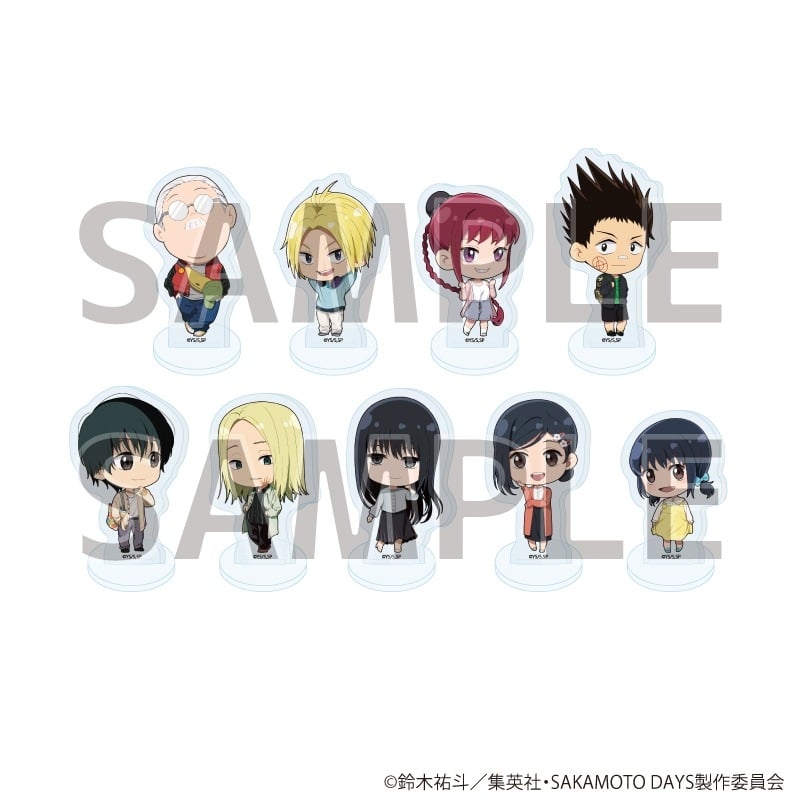 サカモトデイズ アクリルぷちスタンド 3月春私服ver. ブラインド(全9種)(ミニキャライラスト) 
2025年07月発売