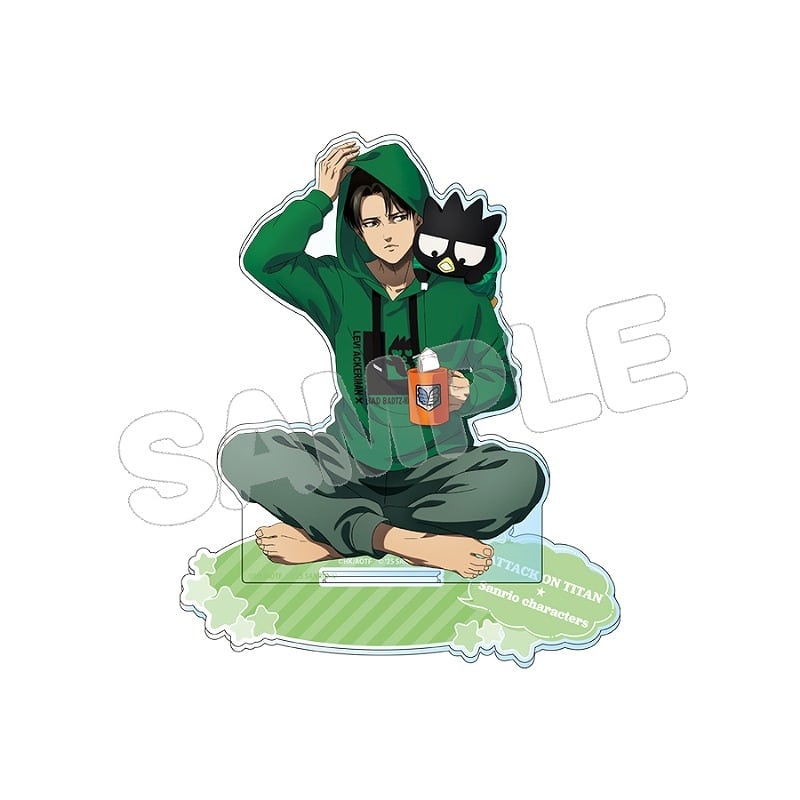 進撃の巨人×サンリオキャラクターズ4 アクリルスタンド リヴァイ×バッドばつ丸
 
2025年08月発売